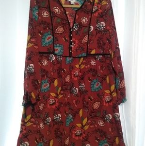 Boho inspired John Paul Richard midi dress